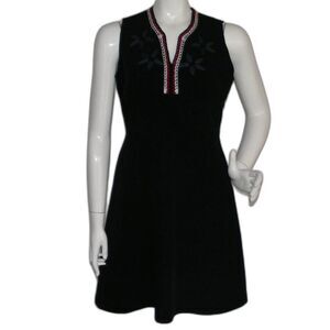 DESIGUAL Dress, 40, Embroidered Floral, Crochet neckline, Sleeveless, F&F